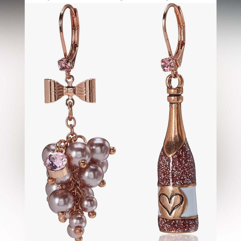 Betsey Johnson Mismatch bottle and grapes